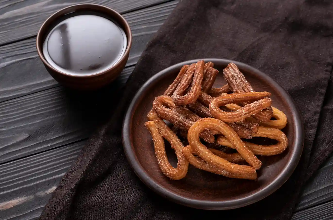 Churros with chocolate